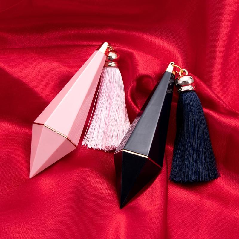 

1pcs DIY Taper Shape Empty Lip Tubes Containers Transparent Pink /Blue Bottle Lipstick Fashion Cool Lip Tube For Makeup 2020 New