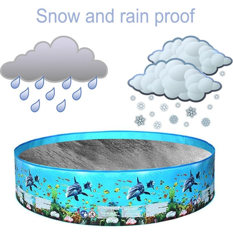 

Swimming Pool Solar Blanket Cover Rainproof Pool Cover Foot Above Ground Durable UV-resistant Reduce evaporation Covers