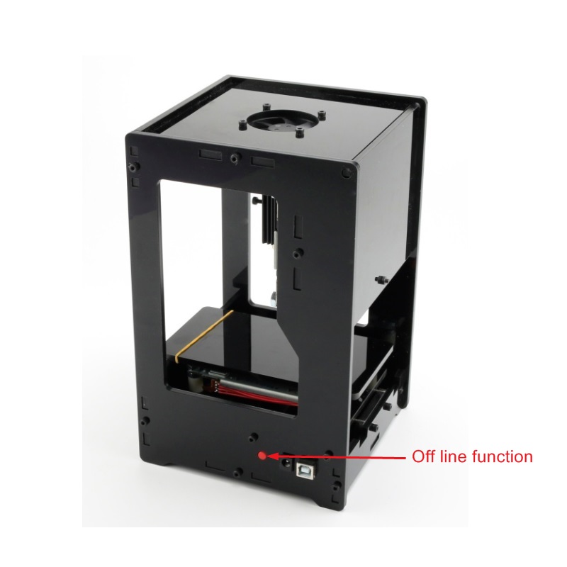 

Assembled LYbot-mini drawing robot laser engraving machine label marking machine 1000mw with simple off line function