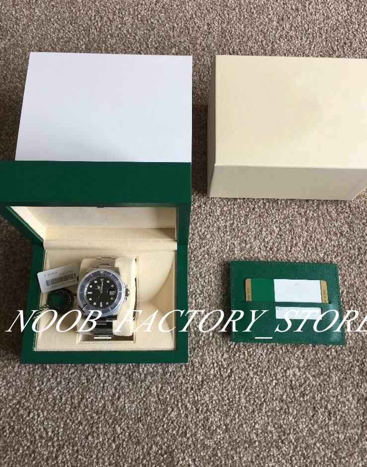 

Super N Factory V5 2813 Movement Watch Black Ceramic Bezel Sapphire Glass 40mm 116610 116610LN Mens Watch Watches New style original box, Slivery;black