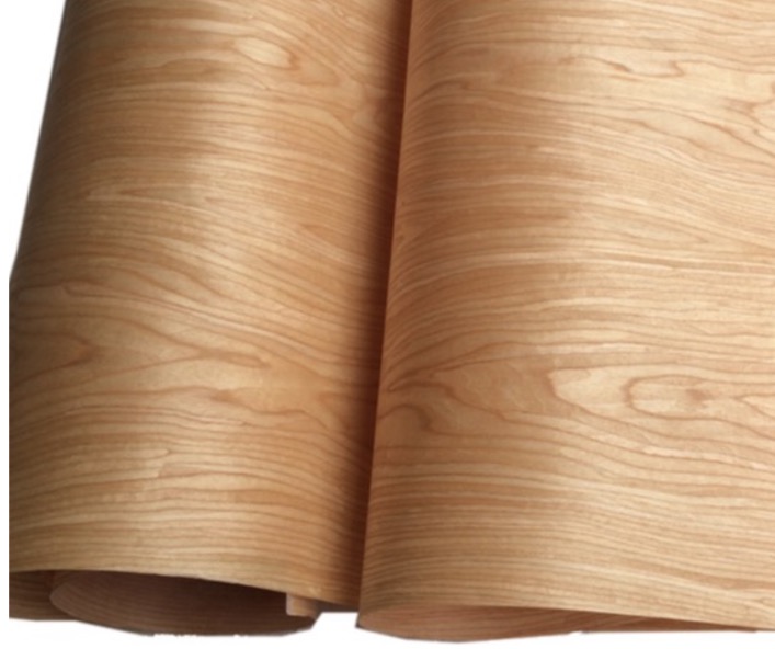 2pcs Length: 2.5 meters thickness:0.25mm Width: 58cm Technology cherry pattern veneer Cabinet doors veneer-image-450941014