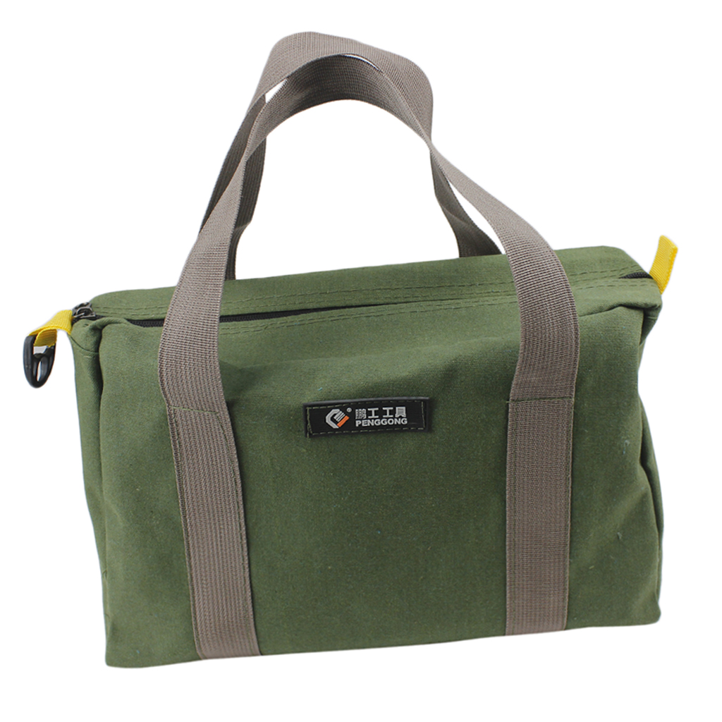 

portable canvas tool bag tote toolkit storage