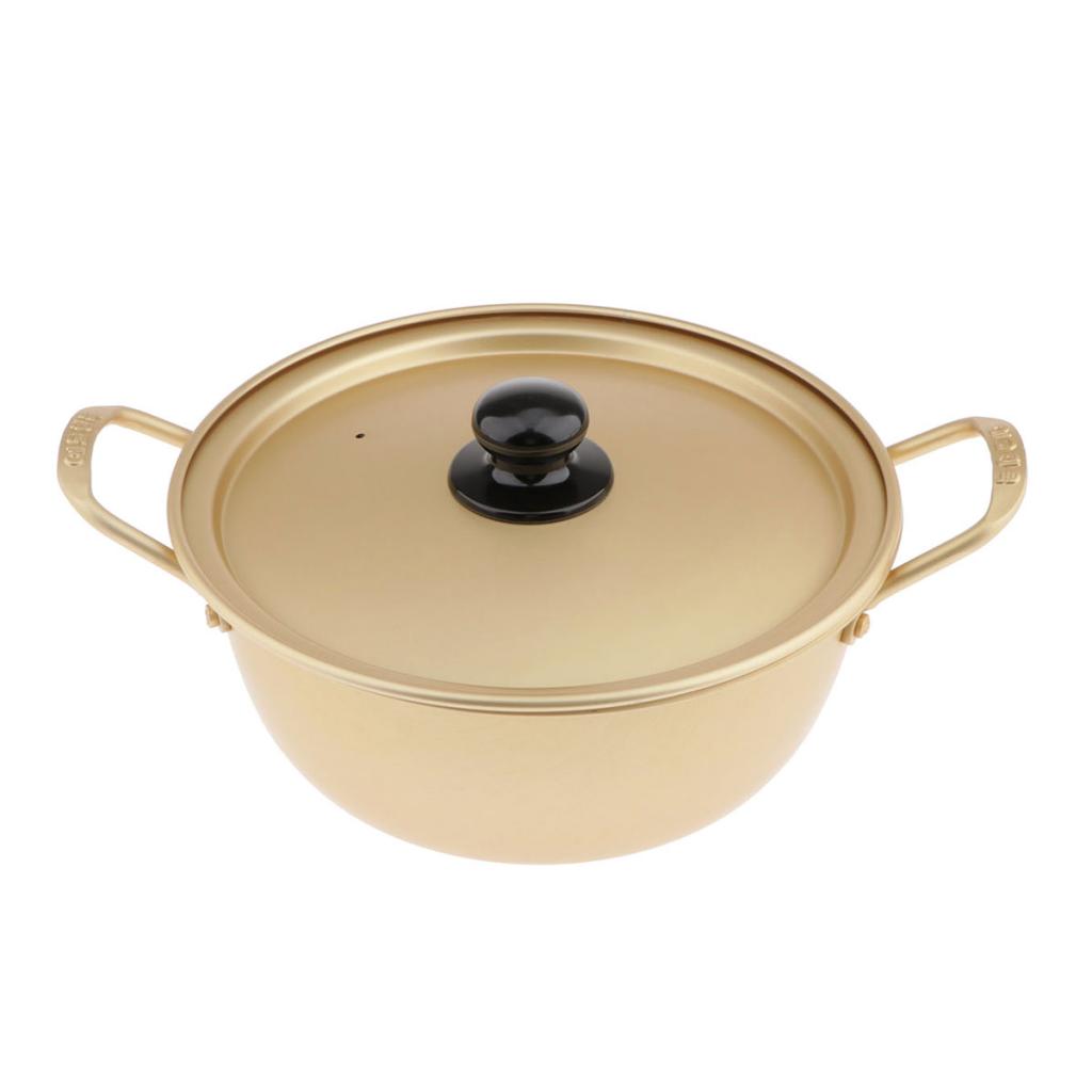 

aluminum korean instant noodle cooking ramen pot soup pots with lid