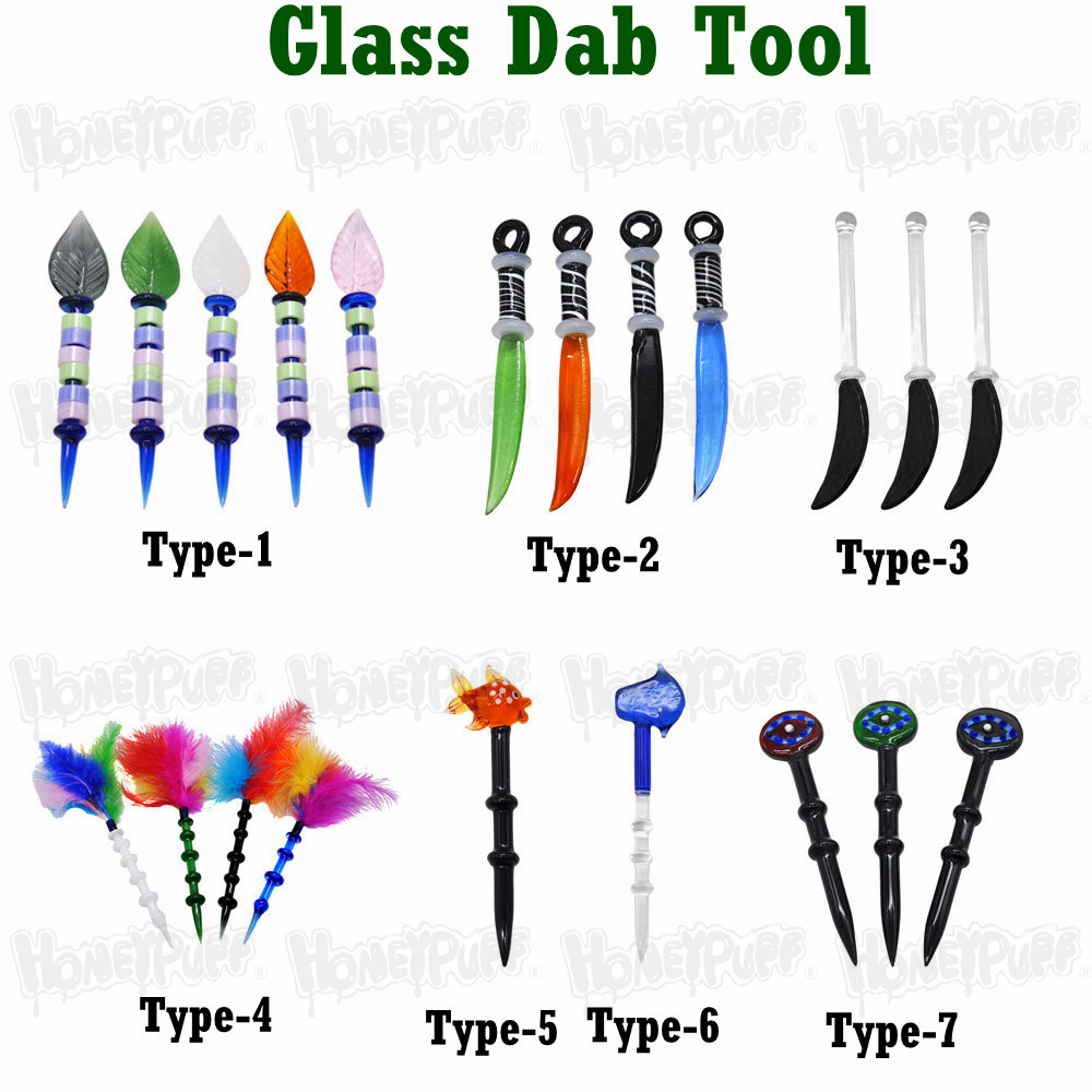 

Different Size Wax Dabber Tool Carb Cap and Wax oil rigs Dab Stick Carving tool for E Nails Dab Nail and Quartz Nails