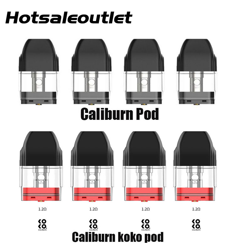 

Uwell Caliburn/Caliburn KOKO Pod Cartridge 2ml 1.4ohm/1.2ohm Coil For Uwell Caliburn/Caliburn KOKO Pod Kit 100% Original