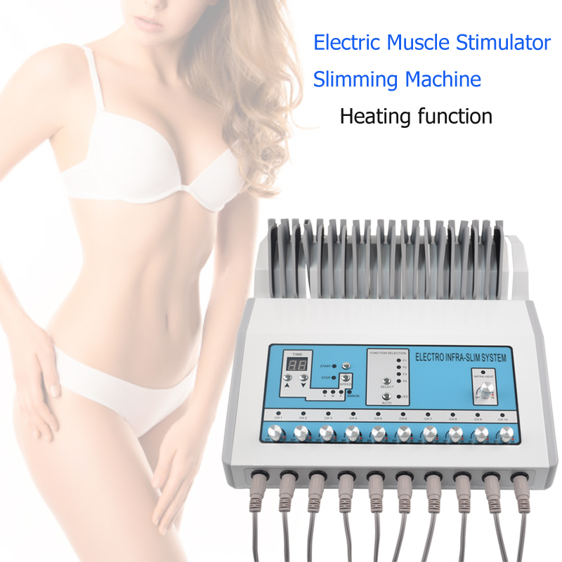 

2 IN 1 Far Infrared Heating EMS Muscle Stimulator EMS Electrostimulation Machine EMS Muscle Electric Stimulator For Salon Spa Use