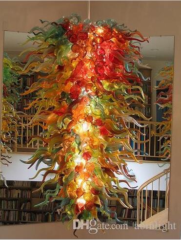 

Hand Blown Glass Modern Chandeliers Large Elegant Indoor Decoration Lighting LED Pendant Lamps Style Chandelier
