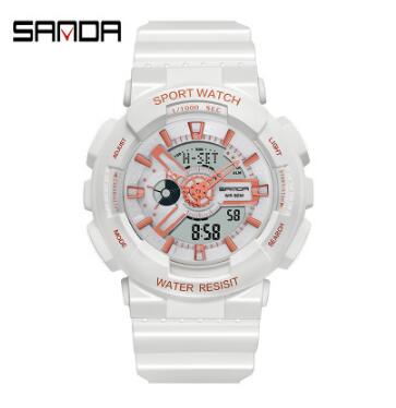 

New fashion trendy women watches outdoor waterproof luminous multifunctional electronic watch Have english Manual, 16