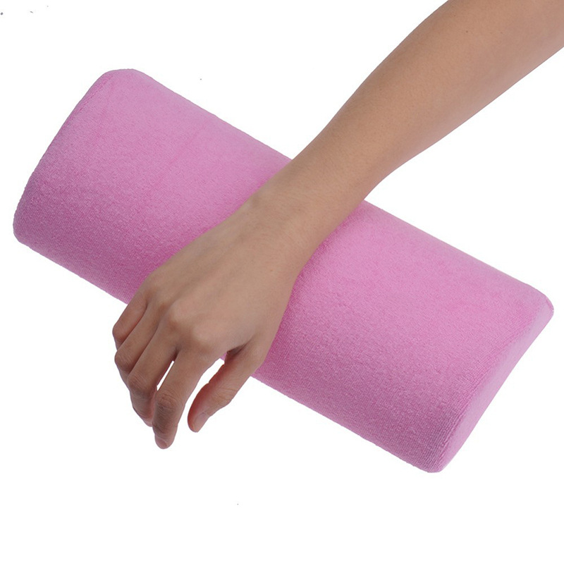 

Manicure Washable Towel Hand Pillow Semi-Circular Hand Pillow for Manicure Shop, N5097