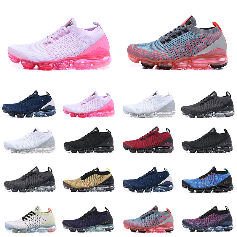 

2023 Knit 3.0 Fly Running Shoes BHM Red Orbit Metallic Gold Triple Black White Pink Designer Mens Trainers Sports Sneakers Size 36-45