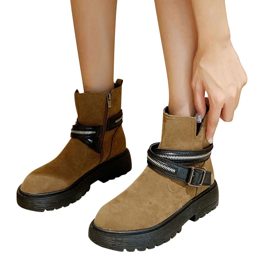 Ankle Boots For Women Warm Fashion Winter Boots Woman Nice Plus