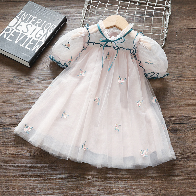 

Newborn Baby Girls Summer Dress Princess Party Tulle Toddler Dresses for Girls Clothing Vestido Infantil Baby Girl Clothes, Pink