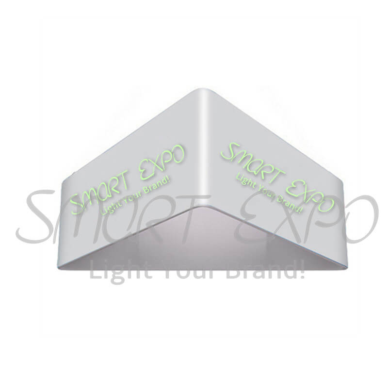 

14ft(L)*3.5ft(H) Hanging Sign Banner From Ceiling with Strong Aluminum Frame Tension Fabric Print Graphic Portable Bag