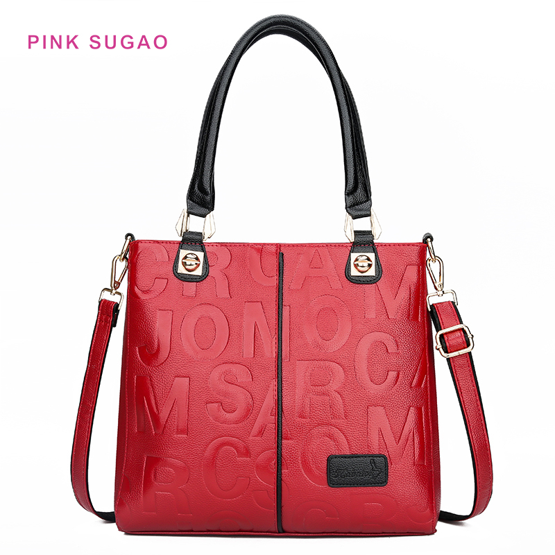 

Pink sugao designer shoulder bags women handbags luxury purses tote bag high quality new fashion crossbody bag pu leather hot sales handbag, C1