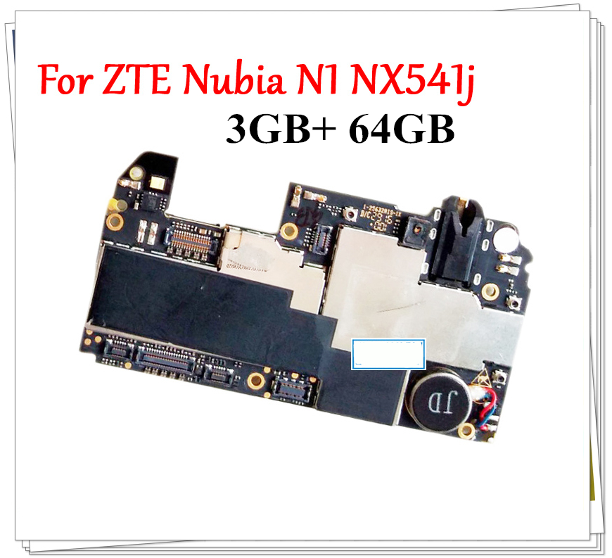 

Unlocked Original For ZTE Nubia N1 N541J Working Well Mainboard 3GB+ 64GB Motherboard Main Free shipping