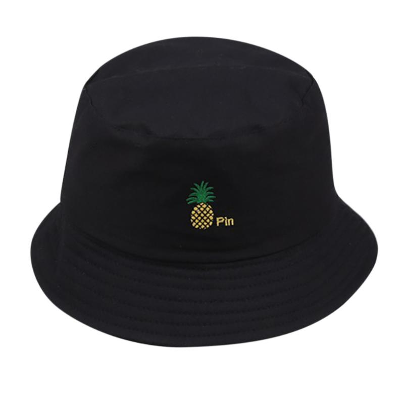 

Bucket Hat Men Women Summer Bucket Cap Banana Print Yellow Hat Bob Hip Hop Gorros Fishing Fisherman kapelusz#y5, White