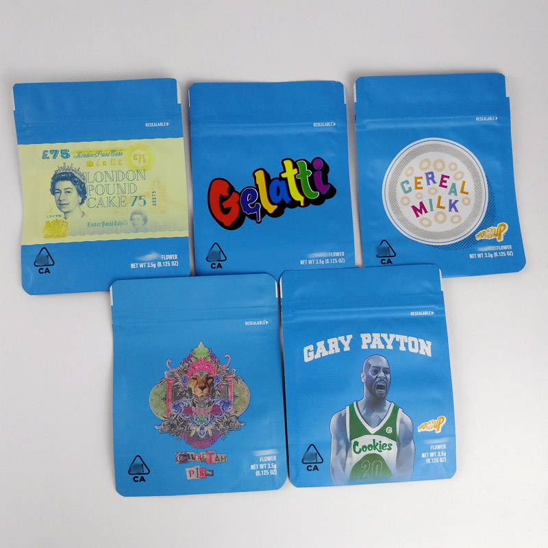 

COOKIES BAG 3.5g Star GARY PAYTON Smell Proof Bags Vape Packaging for Dry Herb Vaporizer Cookies Bag Bag with Aluminum Foil