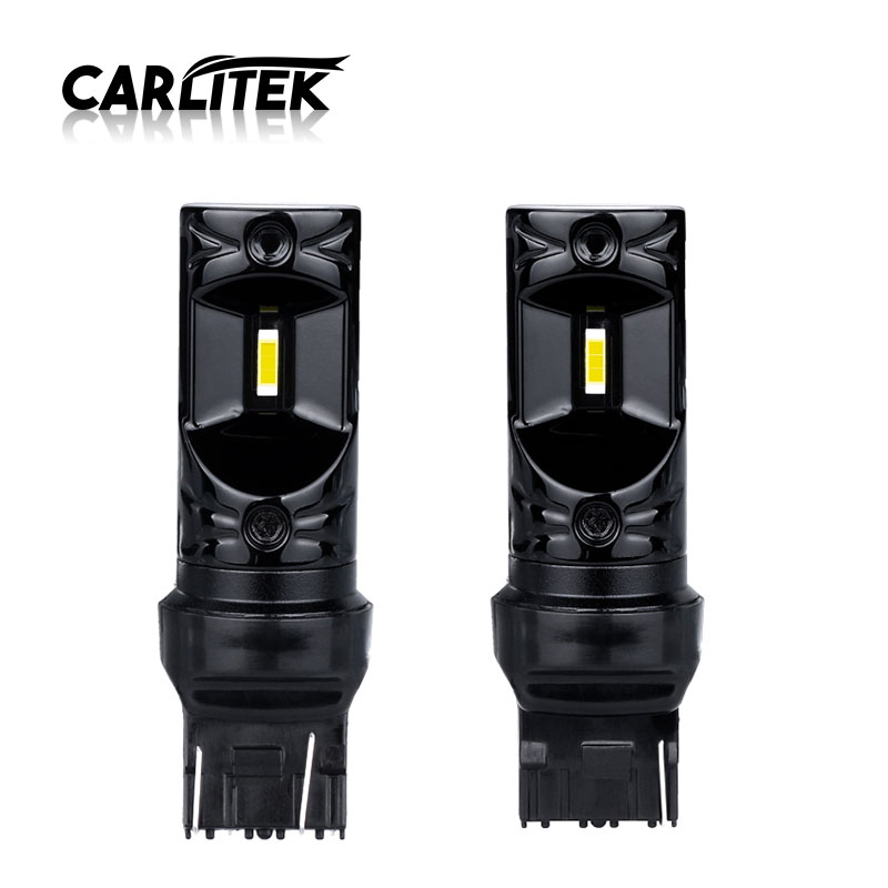 

2 PCS Carlitek 2CSP-1860-A Car BAU15S LED High Power indicator Light Reverse Turn Signal White DC12V-24V IP68