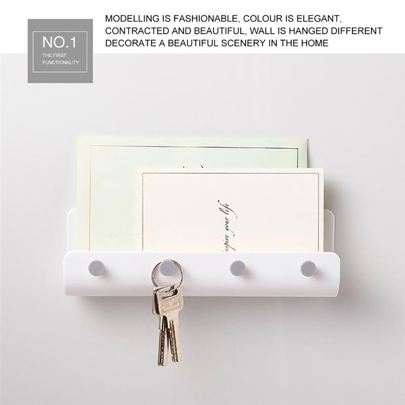 

Wall Hook Modern Kitchen Bathroom Hanger Hook Storage Bracket Adhesive Hooks Keychain Holder Rack Hanger Storage Rack Holder