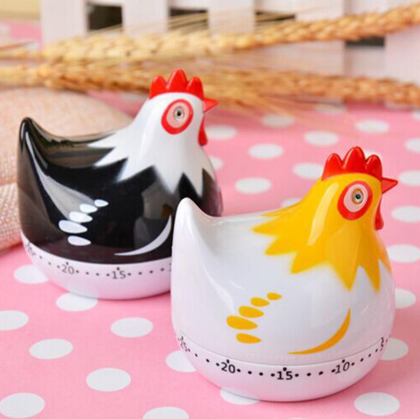 WE-WHLL Sveglia a Forma di Gallina da Cucina Timer da Cucina Conto alla rovescia Meccanico Allarme promemoria Strumento Decorazioni per la casa WE-WHLL Sveglia a Forma di Gallina da Cucina Timer da Cucina Conto alla rovescia Meccanico Allarme promemoria Strumento Decorazioni per la casa