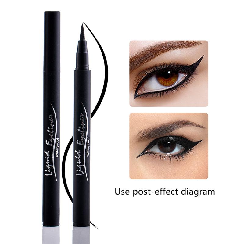 

Waterproof Liquid Eyeliner Pencil Makeup Long-lasting Cat Eye Cosmetic Tool, Black
