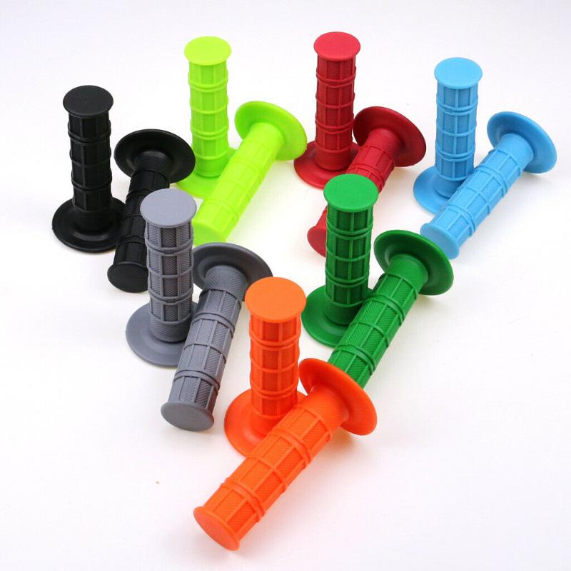 

1 Pair 7/8'' 22mm Handlebar Grips Practical soft Rubber Motorcycle Hand Grips Dirt Bike Motorcycle