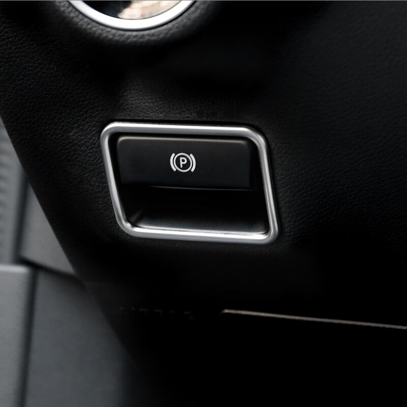 

Car-styling Interior Electronic Handbrake frame Cover Trim Sticker for Mercedes Benz A B Class GLE W166 GLS X166 CLA GLA W176 Accessories