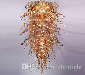 

LED Light Source Customized Glass Chandelier Art Deco Blown Murano Glass Chandelier Light Style Glass Chandelier for Sale