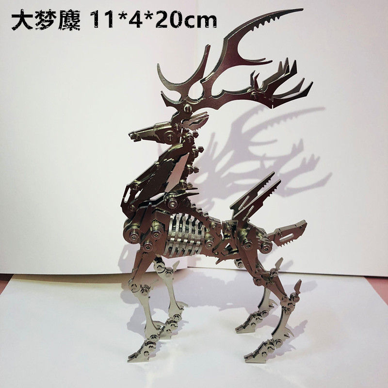 

Big ELK 3D Steel metal puzzle assemble gift and toy DIY and finished model