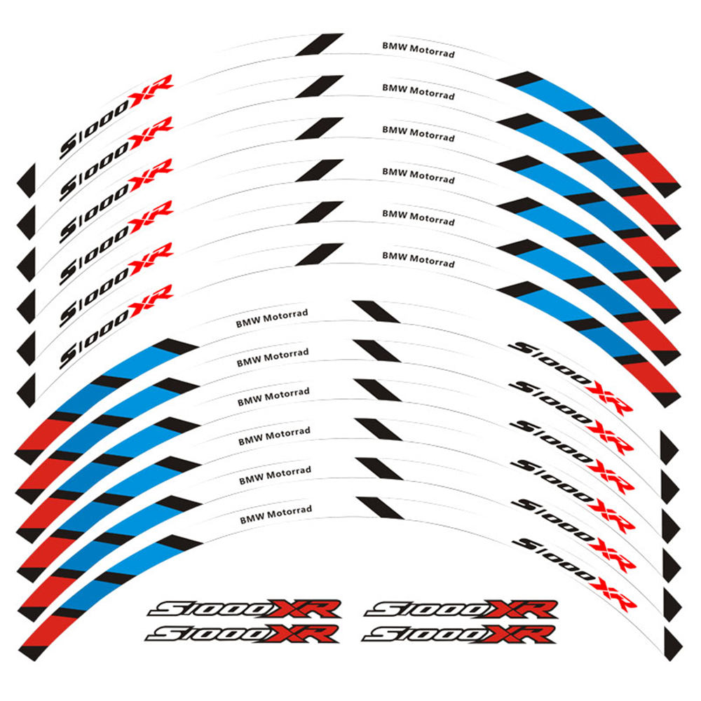 

New motorcycle stickers trend custom before and after decals personality modified reflective signs stickers for BMW S1000XR