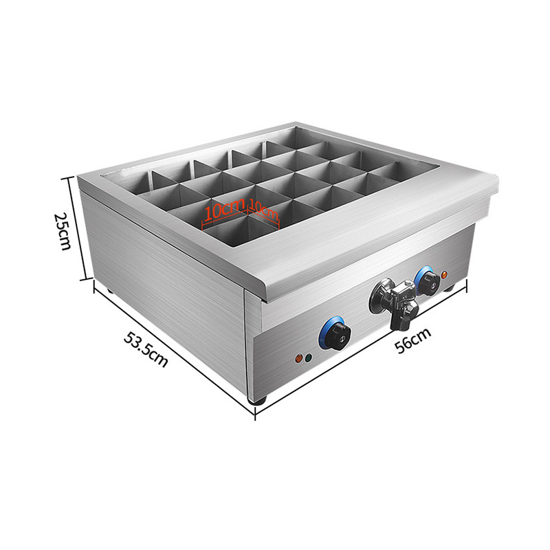 

20 Grid Oden Cooker Commercial Electric Cooking Machine 4600w Donut Fryer