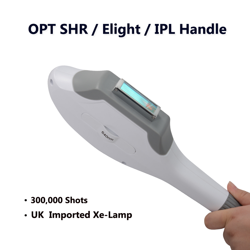 

OPT SHR Elight Handle 300,000 shots IPL Machine Handle Fast Permanent Laser Hair Removal Skin Rejuvenation