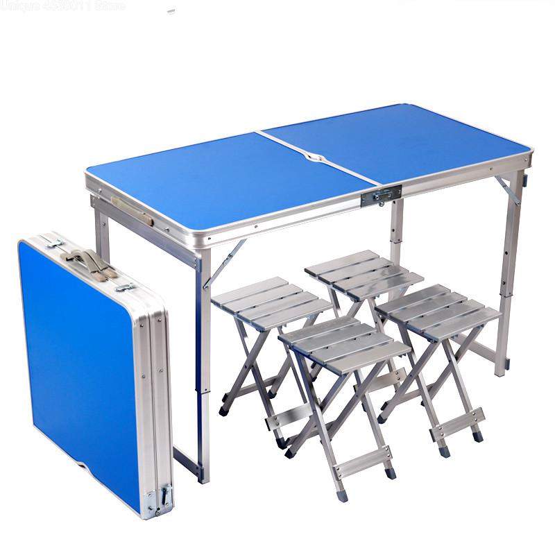 

Aluminum Folding Camping Table Laptop Bed Desk Adjustable Outdoor Tables BBQ Portable Lightweight Simple Rain-proof