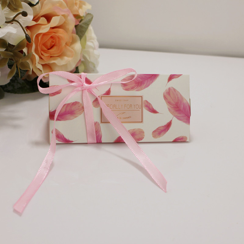 

50PCS Spring Flower Wedding Party Sweets Cake Candy Gift Favour Favors Boxes