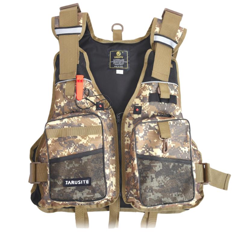 

Portable Floating Life Vest Outdoor Fishing Safety Jacket Manual Life Jacket For Fishing Boating Sailing Cloth, Black