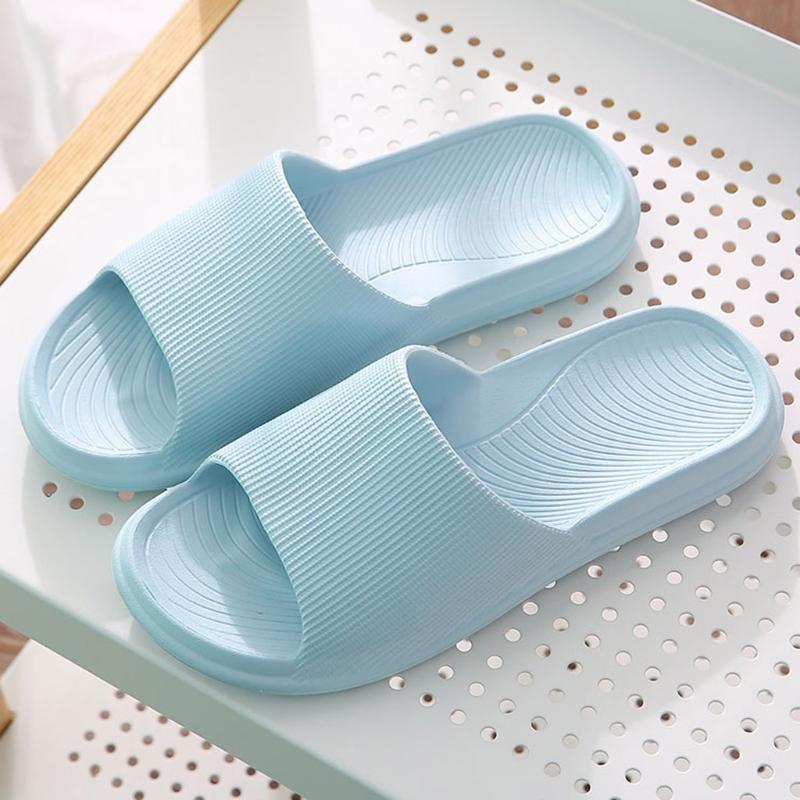 

New Unisex Fashion Solid Color Indoor Outdoor Flip Flops Beach Bathroom Slipper, Pk