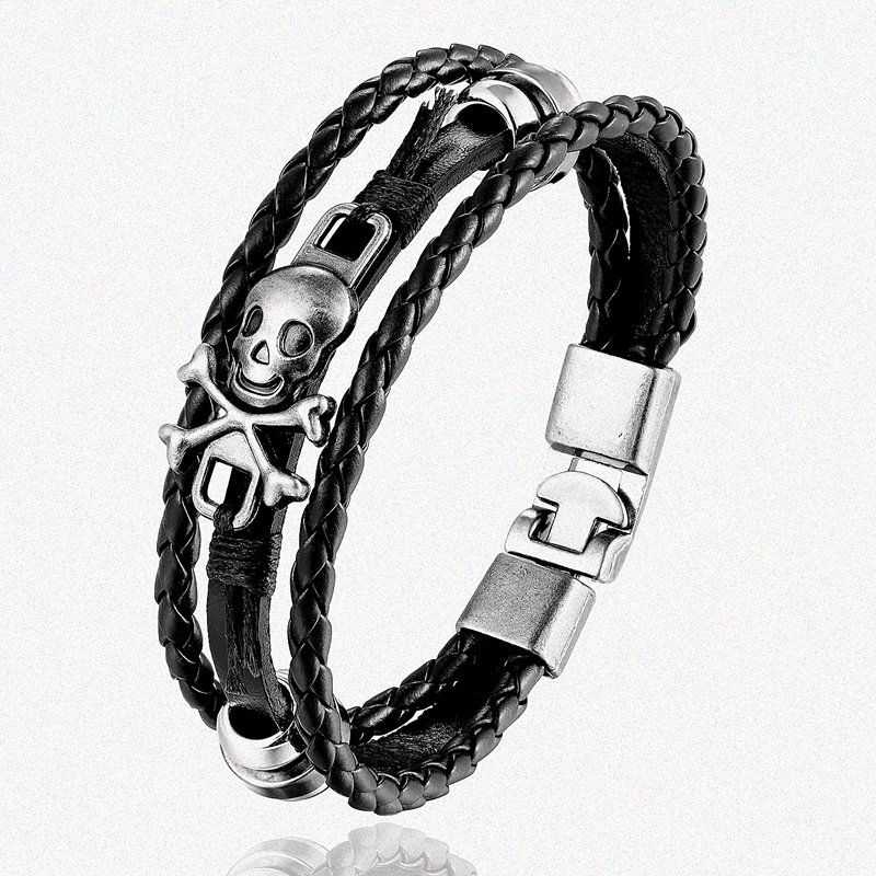 

Cuff Many Styles Fashion Infinity Charm Bracelet Bangle Classic Buckle Friendship Skull Leather Men Women Bracelets