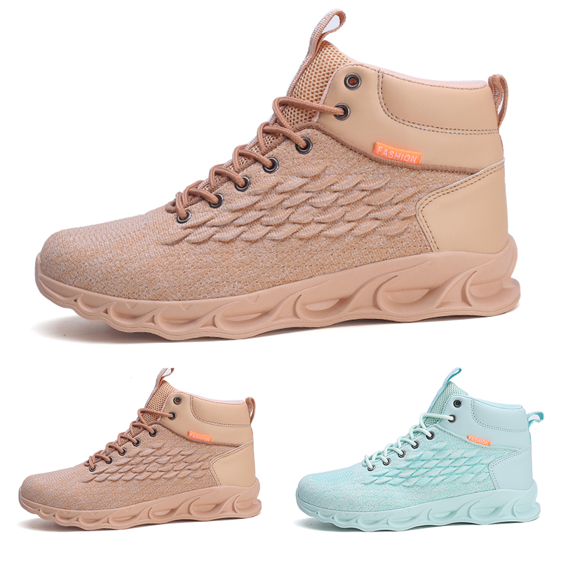 

High heel sneaker style3 soft black grey Sky Blue Brown cushion young MEN boy Running Shoes Designer trainers Sports Sneakers 39-44, Color#1