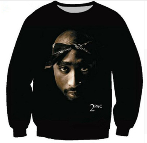 

New Fashion Singer Rapper Tupac 2pac Sweatshirt Men Women 3D Print 3D Funny Long Sleeve Tracksuit Pullover Outerwear Casual Tops W74, Multi