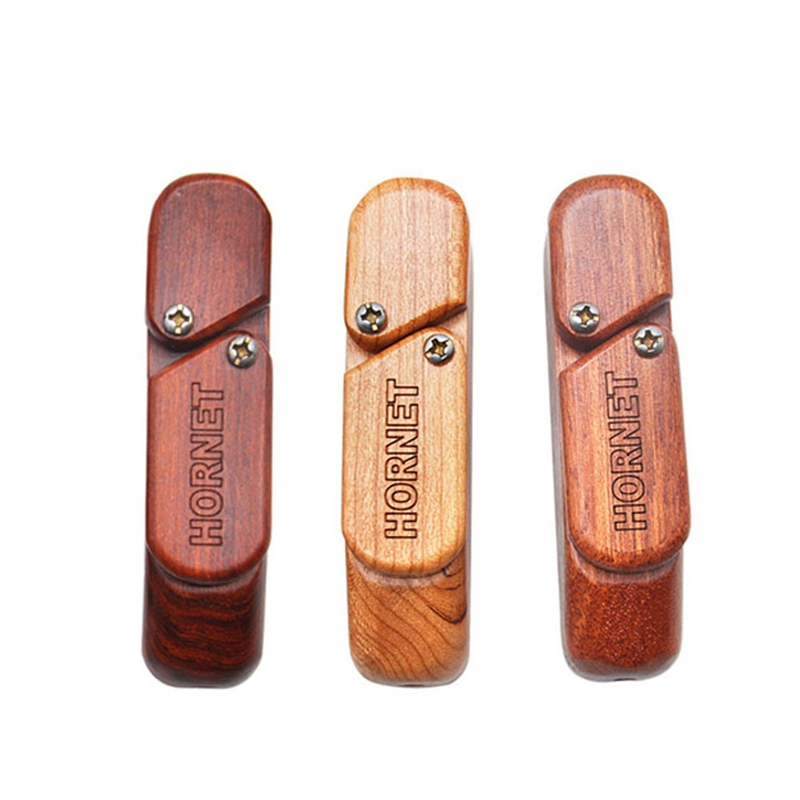 

Newest Natural Wood Rotate Storage Tobacco Herb Stash Box Mini Smoking Filter Handpipe Multifunction Portable Innovative Design Holder DHL