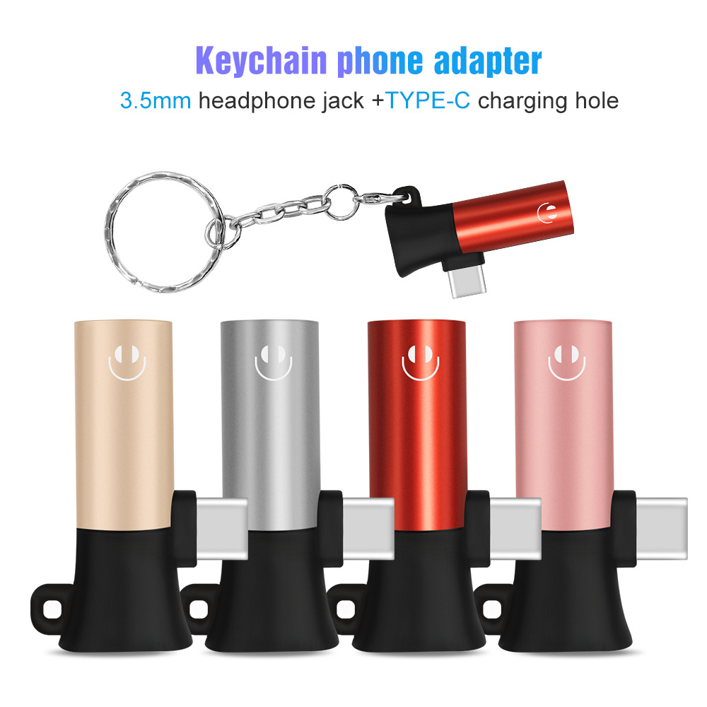 

Type-C Aux Audio Cable Adapter USB Type C to 3.5mm Headphone Jack Charger Adapter For Xiaomi Mi6 Note3 Mix 2 For Huawei