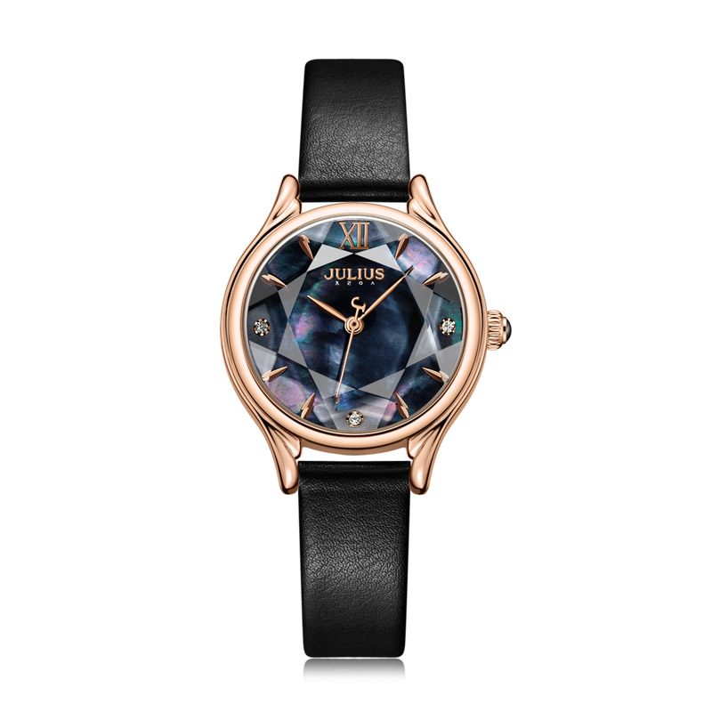 

cwp 2021 Julius Watch Women's Dress Relogio Feminino Luxo Leather Strap High Quality 30M Waterproof Dropshipping JA-1154, Khaki