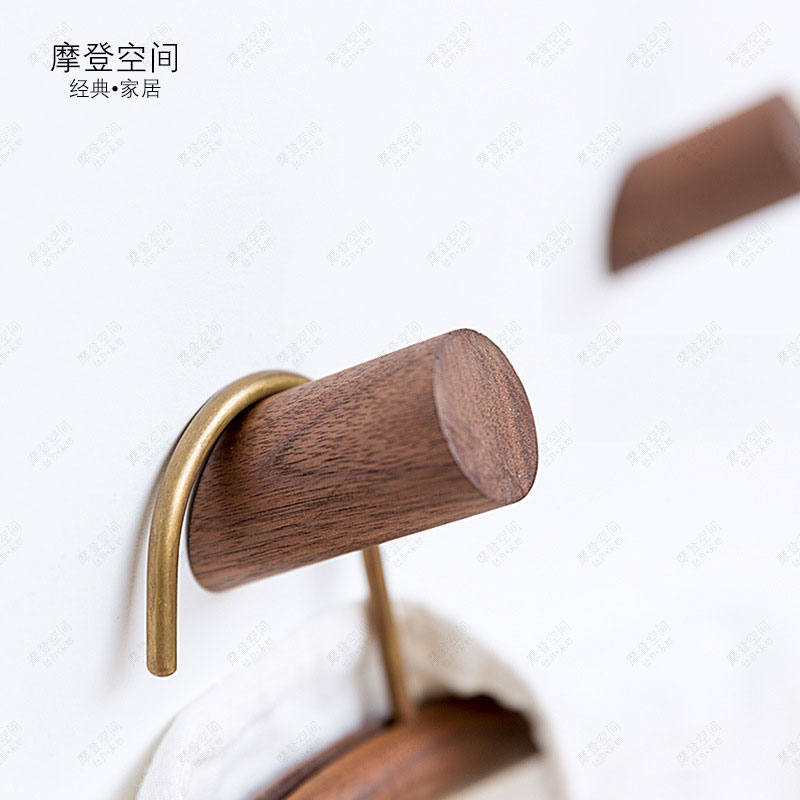 

Nordic solid wood hooks creative wooden cylindrical coat hooks wall hanging wall decoration coat hangers fashion simple