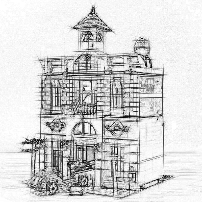 

KING 84004 2313Pcs City Street Fire Brigade Model 15004 Building Blocks Bricks Compatible with 10197 Self-Locking Brick Kids Toys Gifts