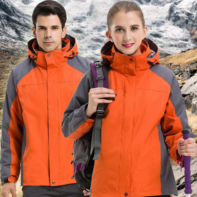 

Outdoor Men Women Windbreaker Camping Hiking Hiking Skiing Jackets Winter Inner Fleece Waterproof Warm Thermal Coat, Men army green