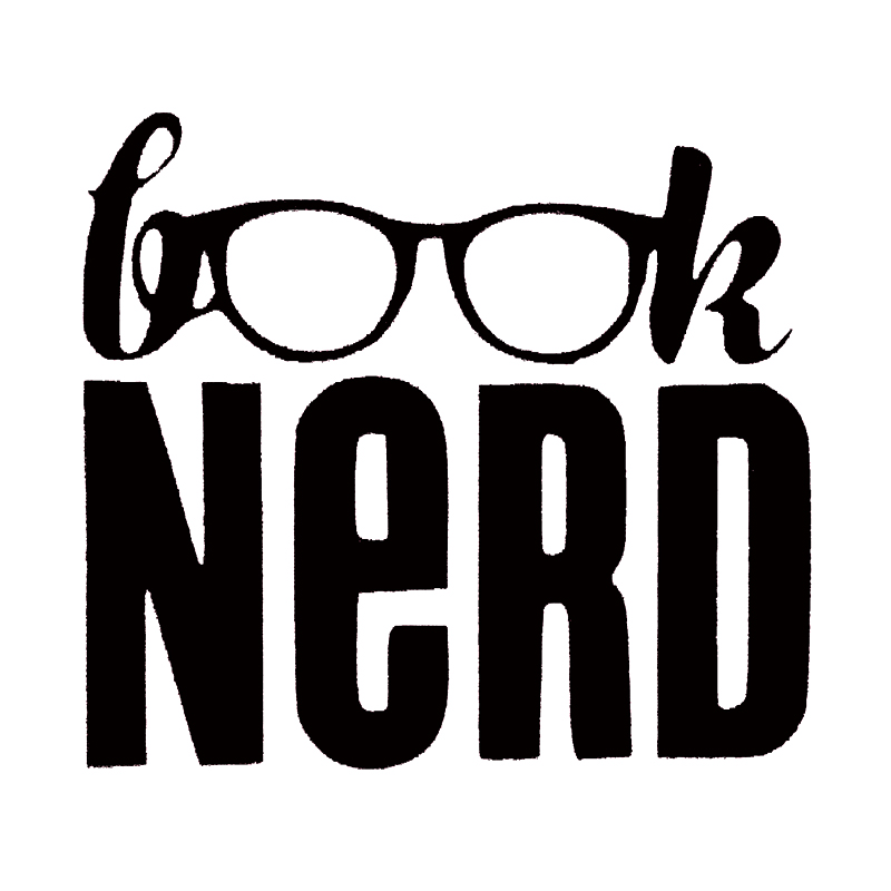

16*14.4cm Book Nerd Decal With Reading Glasses Wall Car Truck SUV Vinyl Window Sticker Unique Car Accessories, Color