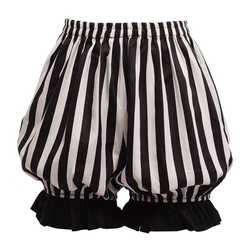 

Lolita Bloomers Women Vintage Cosplay Bottoming Pumpkin Shorts Underwear Pinkl/White/Black High Quality Fast Shipment