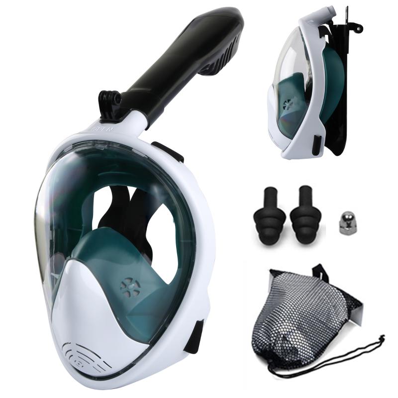

2020 New Underwater Scuba Anti Fog Full Face Diving Mask Snorkeling Set Respiratory masks Safe and waterproof Swimming Equipment