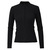

Cardigan Sweater Autumn Coat Casual Solid Crew Neck Zipper Spring Leisure Stand Collar Women Ladies Long Sleeve, Black