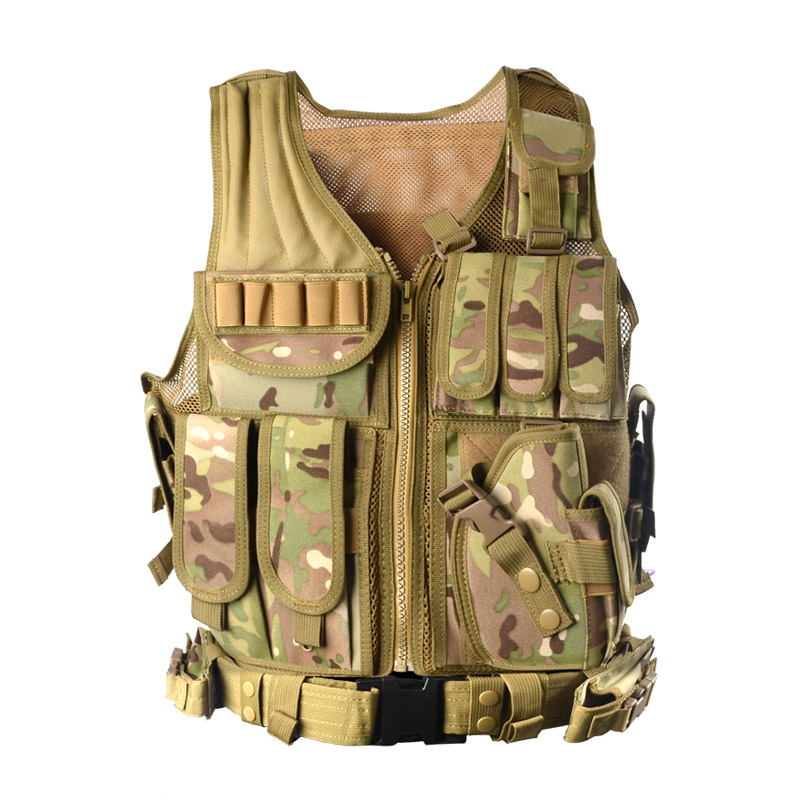 

Tactical Vest Camouflage Body Armor Sports Wear Hunting Vest Army Swat Molle Vests New, Acu